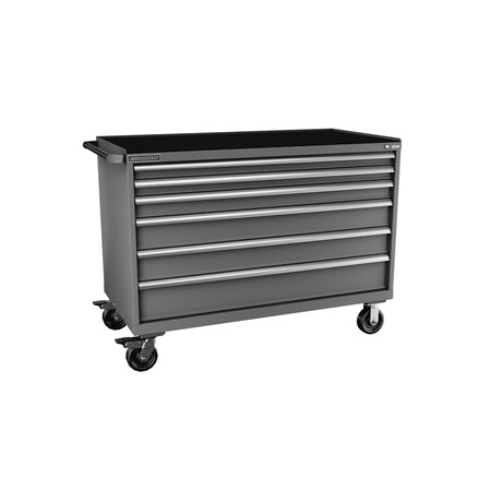Champion Tool Storage Tool Cabinet, 6 Drawer, Dark Gray, 56-1/2 in W x 28-1/2 in D x 43-1/4 in H, D15000601ILMB8RT-DG D15000601ILMB8RT-DG